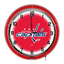 Load image into Gallery viewer, Washington Capitals 18" Neon Clock