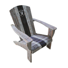 Load image into Gallery viewer, Las Vegas Raiders Wood Adirondack Chair