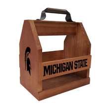 Load image into Gallery viewer, Michigan State University Wood BBQ Caddy