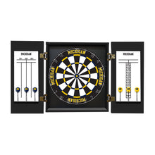Load image into Gallery viewer, Michigan Wolverines Fan's Choice Dartboard Set