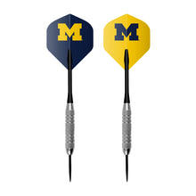 Load image into Gallery viewer, Michigan Wolverines Fan's Choice Dartboard Set