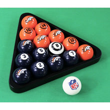 Load image into Gallery viewer, Denver Broncos Billiard Balls with Numbers