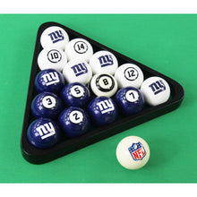 Load image into Gallery viewer, New York Giants Billiard Balls with Numbers
