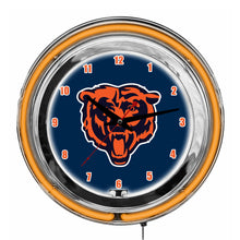 Load image into Gallery viewer, Chicago Bears 14" Neon Clock