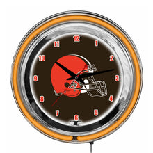 Load image into Gallery viewer, Cleveland Browns 14" Neon Clock