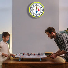 Load image into Gallery viewer, Pittsburgh Steelers 18" Neon Clock