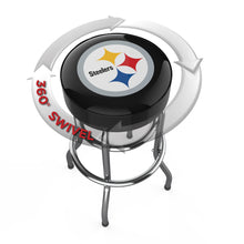 Load image into Gallery viewer, Pittsburgh Steelers 30" Chrome Bar Stool