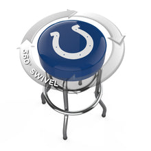 Load image into Gallery viewer, Indianapolis Colts 30" Chrome Bar Stool
