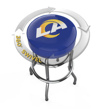 Load image into Gallery viewer, Los Angeles Rams 30" Chrome Bar Stool