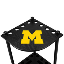 Load image into Gallery viewer, Michigan Wolverines Corner Cue Rack