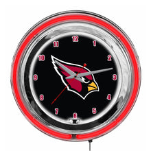 Load image into Gallery viewer, Arizona Cardinals 14" Neon Clock