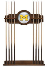 Load image into Gallery viewer, University of Michigan Solid Wood Cue Rack