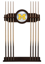 Load image into Gallery viewer, University of Michigan Solid Wood Cue Rack