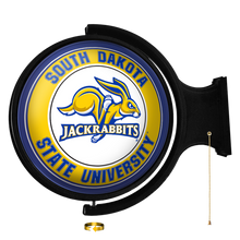 Load image into Gallery viewer, South Dakota State Jackrabbits: Original Round Rotating Lighted Wall Sign Default Title