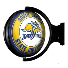 Load image into Gallery viewer, South Dakota State Jackrabbits: Original Round Rotating Lighted Wall Sign Default Title