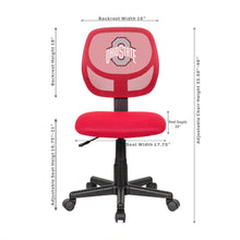 Load image into Gallery viewer, Ohio State University Student Task Chair
