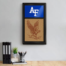Load image into Gallery viewer, Air Force Falcons: Dual Logos - Cork Note Board - The Fan-Brand