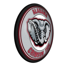 Load image into Gallery viewer, Alabama Crimson Tide: Al Logo - Round Slimline Lighted Wall Sign - The Fan-Brand
