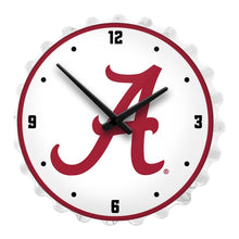 Load image into Gallery viewer, Alabama Crimson Tide: Bottle Cap Lighted Wall Clock - The Fan-Brand