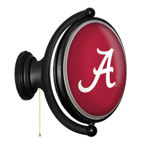 Load image into Gallery viewer, Alabama Crimson Tide: Original Oval Rotating Lighted Wall Sign - The Fan-Brand