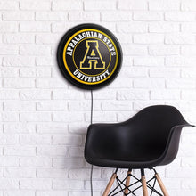 Load image into Gallery viewer, Appalachian State Mountaineers: Original Round Slimline Lighted Wall Sign - The Fan-Brand