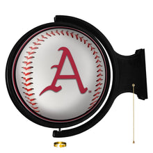 Load image into Gallery viewer, Arkansas Razorbacks: Baseball - Rotating Lighted Wall Sign - The Fan-Brand