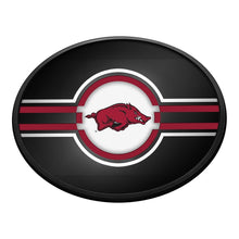 Load image into Gallery viewer, Arkansas Razorbacks: Oval Slimline Lighted Wall Sign - The Fan-Brand