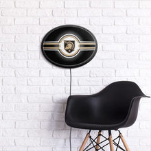 Load image into Gallery viewer, Army Black Knights: Athena's Helmet - Oval Slimline Lighted Wall Sign - The Fan-Brand