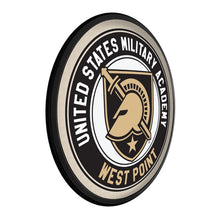 Load image into Gallery viewer, Army Black Knights: Athena's Helmet - Round Slimline Lighted Wall Sign - The Fan-Brand