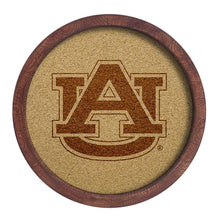 Load image into Gallery viewer, Auburn Tigers: "Faux" Barrel Framed Cork Board - The Fan-Brand