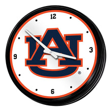 Load image into Gallery viewer, Auburn Tigers:  Retro Lighted Wall Clock - The Fan-Brand