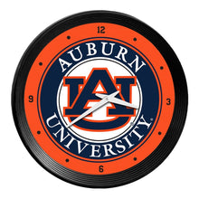 Load image into Gallery viewer, Auburn Tigers: Ribbed Frame Wall Clock Default Title