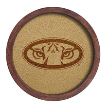 Load image into Gallery viewer, Auburn Tigers: Tiger Eyes - "Faux" Barrel Framed Cork Board - The Fan-Brand