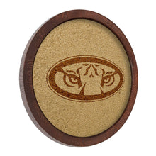 Load image into Gallery viewer, Auburn Tigers: Tiger Eyes - "Faux" Barrel Framed Cork Board - The Fan-Brand