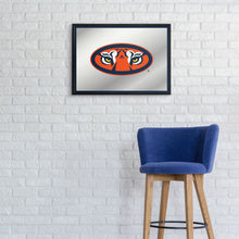 Load image into Gallery viewer, Auburn Tigers: Tiger Eyes - Framed Mirrored Wall Sign - The Fan-Brand