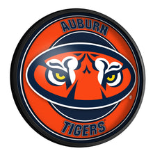 Load image into Gallery viewer, Auburn Tigers: Tiger Eyes -Round Slimline Lighted Wall Sign - The Fan-Brand
