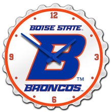 Load image into Gallery viewer, Boise State Broncos: "B" Logo - Bottle Cap Wall Clock - The Fan-Brand