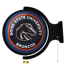 Load image into Gallery viewer, Boise State Broncos: Black - Original Round Rotating Lighted Wall Sign - The Fan-Brand