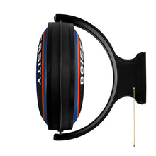 Load image into Gallery viewer, Boise State Broncos: Black - Original Round Rotating Lighted Wall Sign - The Fan-Brand