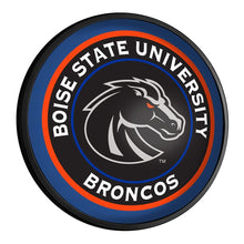 Load image into Gallery viewer, Boise State Broncos: Black - Round Slimline Lighted Wall Sign - The Fan-Brand