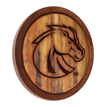 Load image into Gallery viewer, Boise State Broncos: Branded "Faux" Barrel Top Sign - The Fan-Brand