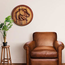 Load image into Gallery viewer, Boise State Broncos: Branded "Faux" Barrel Top Sign - The Fan-Brand