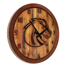 Load image into Gallery viewer, Boise State Broncos: Branded "Faux" Barrel Top Wall Clock - The Fan-Brand