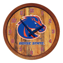 Load image into Gallery viewer, Boise State Broncos: "Faux" Barrel Top Wall Clock - The Fan-Brand