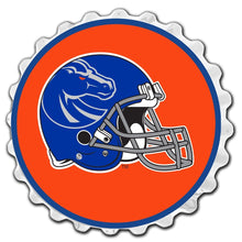 Load image into Gallery viewer, Boise State Broncos: Helmet - Bottle Cap Wall Sign - The Fan-Brand