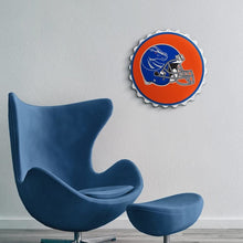 Load image into Gallery viewer, Boise State Broncos: Helmet - Bottle Cap Wall Sign - The Fan-Brand