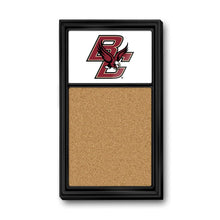 Load image into Gallery viewer, Boston College Eagles: BC - Cork Note Board White