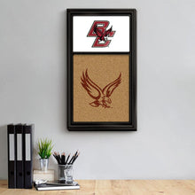 Load image into Gallery viewer, Boston College Eagles: BC - Dual Logo - Cork Note Board White