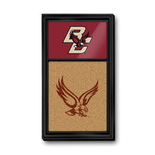 Load image into Gallery viewer, Boston College Eagles: BC - Dual Logo - Cork Note Board Maroon