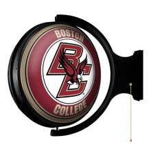 Load image into Gallery viewer, Boston College Eagles: Original Round Rotating Lighted Wall Sign - The Fan-Brand